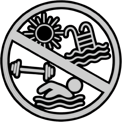 Evitar Durante a Cicatrização